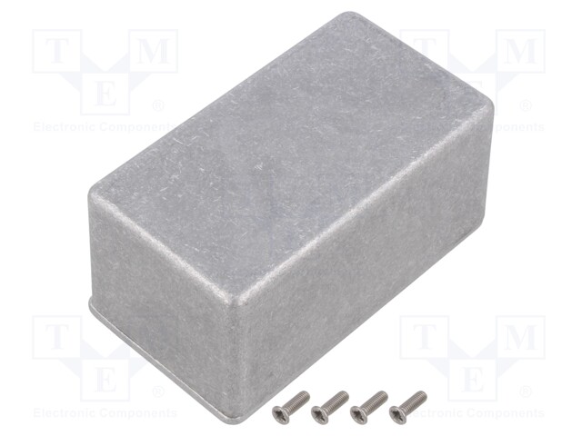 Enclosure: multipurpose; X: 65mm; Y: 115mm; Z: 55mm; aluminium; IP54