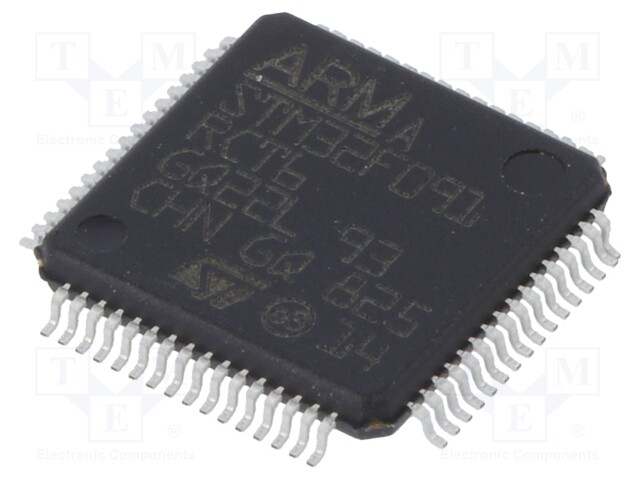ARM microcontroller; Flash: 256kB; 48MHz; SRAM: 32kB; LQFP64