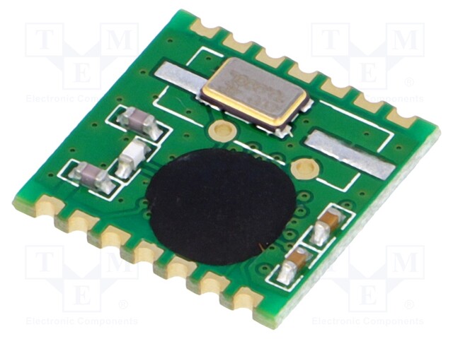 Module: RF; FM receiver; FSK; 868MHz; SPI; -109dBm; 2.2÷5.4VDC