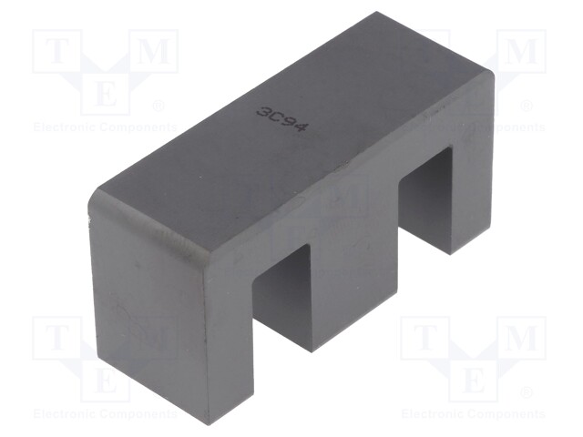 Core: ferrite; E; Mat: 3C94; 6400nH; 108g; 44000mm3; 353mm2; A: 56.2mm