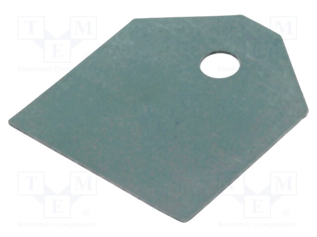 Heat transfer pad: silicone; TOP3; 0.4K/W; L: 20.5mm; W: 17.5mm