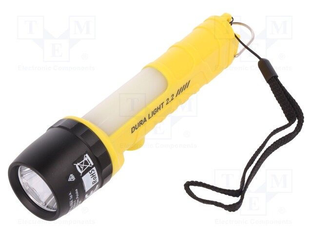 Torch: standard; 400lm; Ø40.5x172mm; Colour: yellow-black