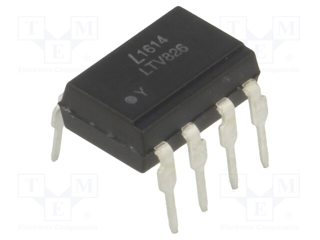 Optocoupler; THT; Channels: 2; Out: transistor; Uinsul: 5kV; Uce: 80V