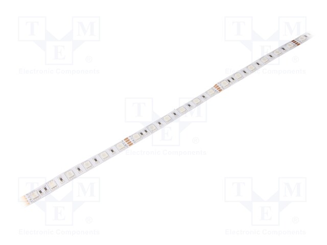 LED tape; RGB; LED/m: 60; SMD; 24V; W: 10mm; 120°; D: 2mm; IP20; 14.4W/m