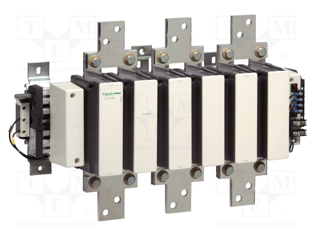 Contactor: 3-pole; NO x3; 230VAC; 780A; DIN; TeSys F; -5÷55°C; 1kV