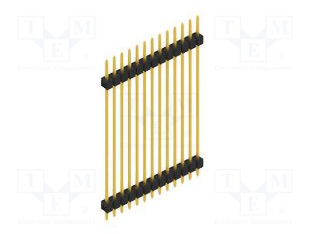 Connector: pin strips; pin header; male; PIN: 13; 2.54mm; THT; 1x13