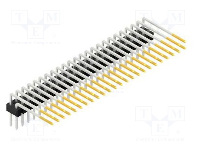 Connector: pin strips; pin header; male; PIN: 48; 2.54mm; THT; 2x24
