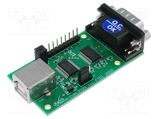 Module: USB; RS232,USB; D-Sub 9pin,USB B,pin header; -40÷85°C