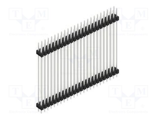 Connector: pin strips; pin header; male; PIN: 48; 2.54mm; THT; 2x24
