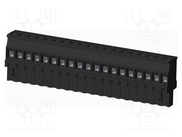 Connector: pluggable terminal block; plug; female; angled 90°