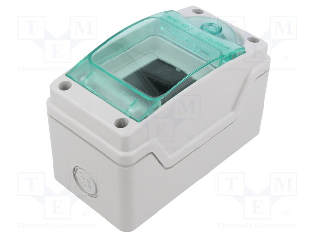 Enclosure: for modular components; IP65; light grey; No.of mod: 3