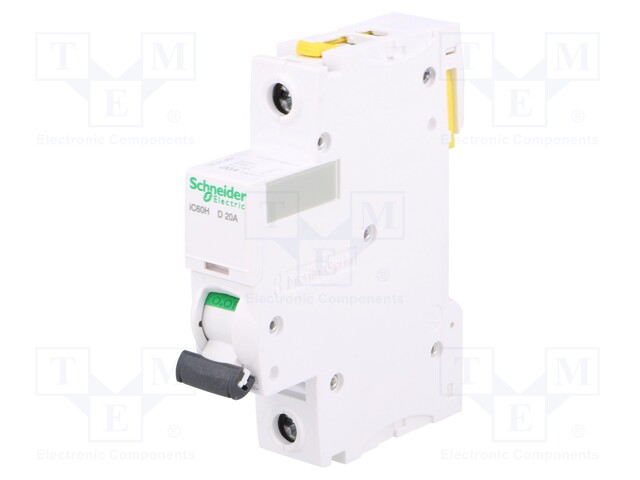Circuit breaker; 230VAC; Inom: 16A; Poles: 1; DIN; Charact: D; 10kA