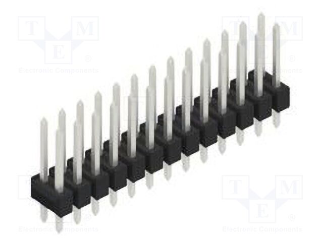 Connector: pin strips; pin header; male; PIN: 26; 2.54mm; THT; 2x13