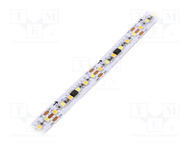 Programmable LED tape; white warm/cold white; 2835; 24V; 12mm