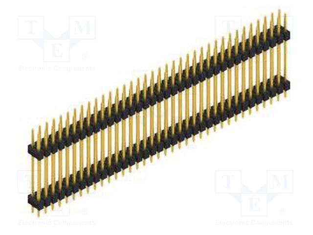 Connector: pin strips; pin header; male; PIN: 72; 2.54mm; THT; 2x36