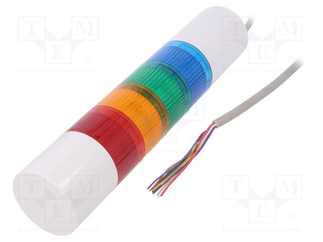 Signaller: signalling column; LED; red/amber/green/blue; 24VDC