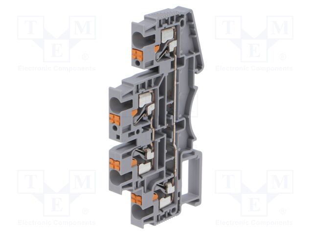 Splice terminal: rail; DSKK; for DIN rail mounting; spring clamp