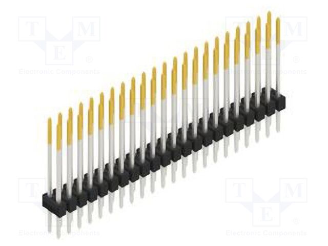 Connector: pin strips; pin header; male; PIN: 44; 2.54mm; THT; 2x22