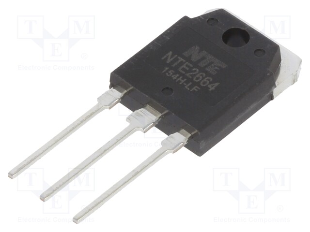 Transistor: PNP; bipolar; 230V; 15A; 130W; TO3P
