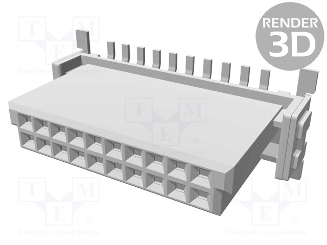 Connector: PCB to PCB; female; PIN: 20; 1.27mm; Series: har-flex