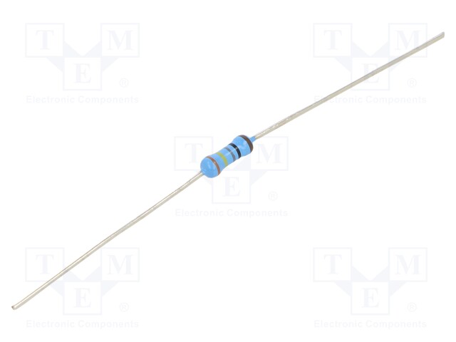 Resistor: thin film; THT; 348Ω; 600mW; ±5%; Ø2.5x6.5mm; 50ppm/°C