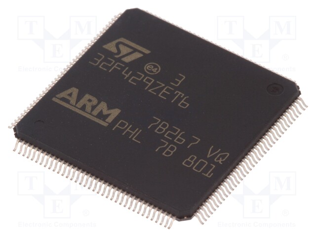 ARM microcontroller; Flash: 512kB; 180MHz; SRAM: 256kB; LQFP144