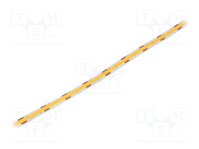 COB LED tape; white warm; LED/m: 320; 8mm; IP20; 180°; 8W/m; 12VDC