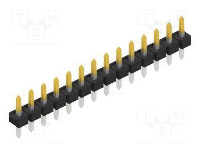 Connector: pin strips; pin header; male; PIN: 14; 2.54mm; THT; 1x14