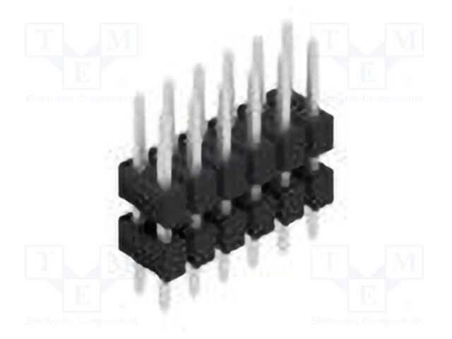 Connector: pin strips; pin header; male; PIN: 12; 2.54mm; THT; 2x6