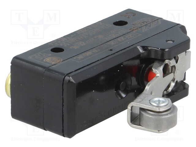 Microswitch SNAP ACTION; with lever (with roller); SPDT; Pos: 2