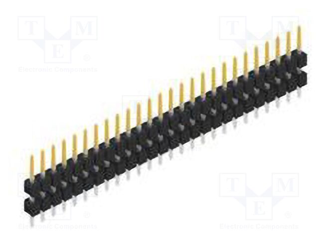 Connector: pin strips; pin header; male; PIN: 26; 2.54mm; THT; 1x26