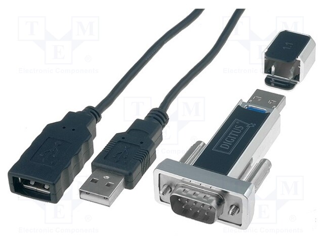 USB to RS232 converter; chipset PL2303RA; 0.8m; V: USB 1.1