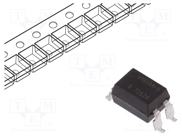 Optocoupler; SMD; Channels: 1; Out: transistor; 5kV; Gull wing 4