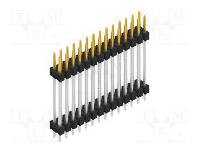 Connector: pin strips; pin header; male; PIN: 28; 2.54mm; THT; 2x14