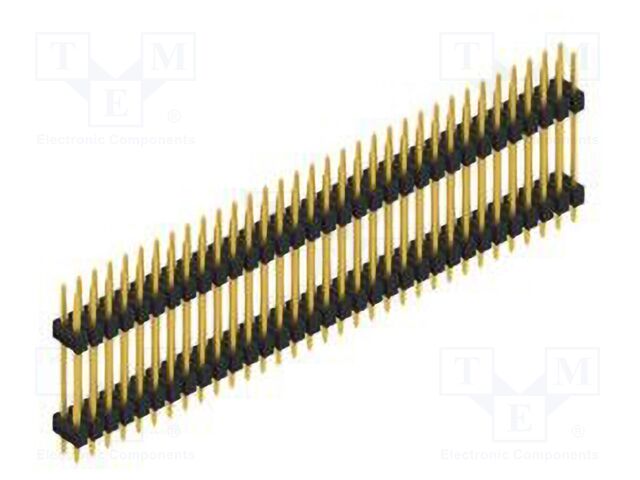 Connector: pin strips; pin header; male; PIN: 66; 2.54mm; THT; 2x33