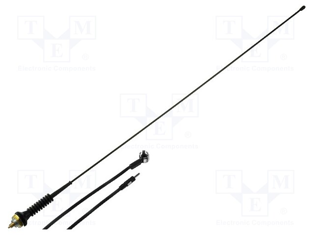 Antenna; mast; 0.721m; AM,FM; 2.53m; Rod inclination: regulated