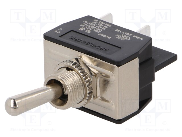 Switch: toggle; Pos: 2; DPST; OFF-ON; 16A/250VAC; Toggle: round; IP67