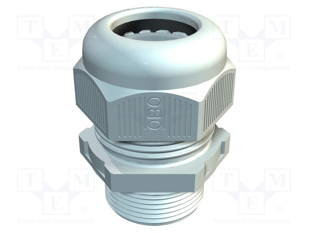 Cable gland; PG11; IP68; Mat: polyamide; grey