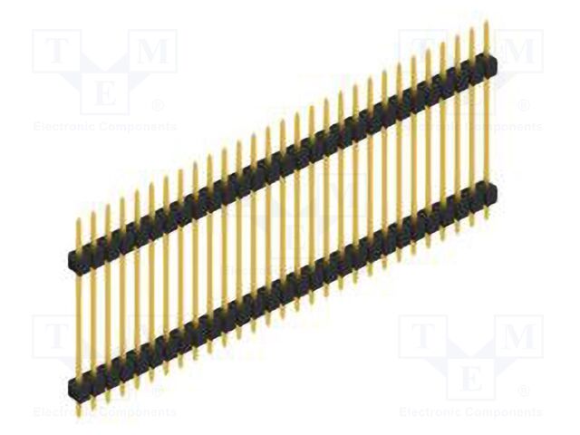 Connector: pin strips; pin header; male; PIN: 29; 2.54mm; THT; 1x29