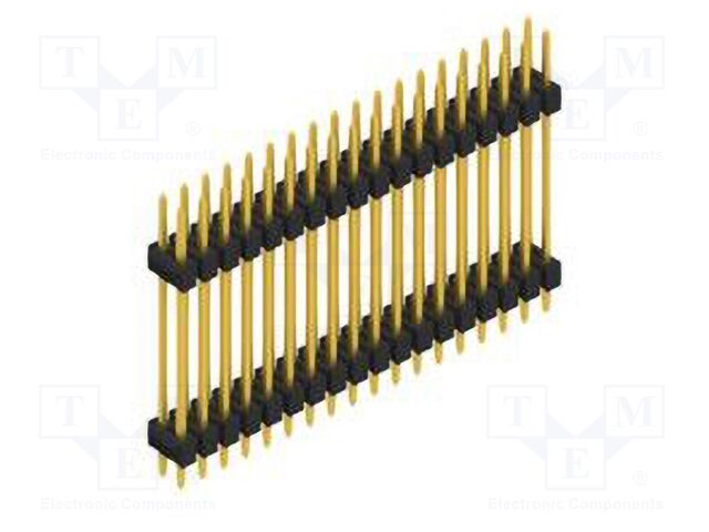 Connector: pin strips; pin header; male; PIN: 36; 2.54mm; THT; 2x18