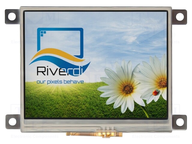 Display: TFT; 3.5"; 320x240; Illumin: LED; Dim: 77.7x64.7x8.15mm