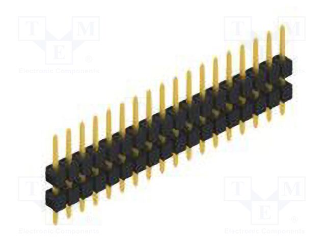 Connector: pin strips; pin header; male; PIN: 18; 2.54mm; THT; 1x18