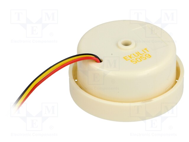 Sound transducer: piezo siren; -20÷60°C; 12VDC; Ø42x26mm