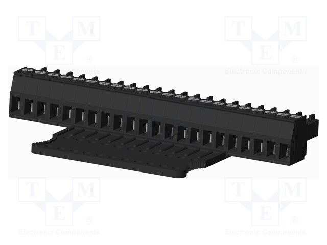 Connector: pluggable terminal block; plug; female; straight; 300V