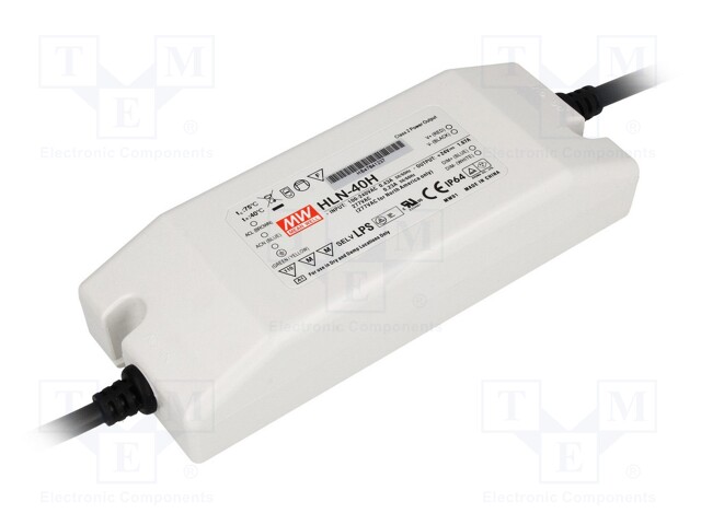 Power supply: switched-mode; LED; 40.5W; 54VDC; 49÷58VDC; 0.75A