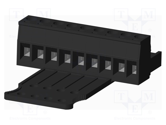 Connector: pluggable terminal block; plug; female; straight; 5mm