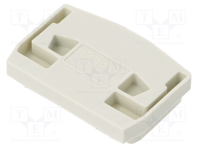 End plate; Colour: light grey; Series: 264