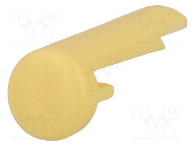 Pointer; plastic; yellow; push-in; Application: A10; Shape: pin