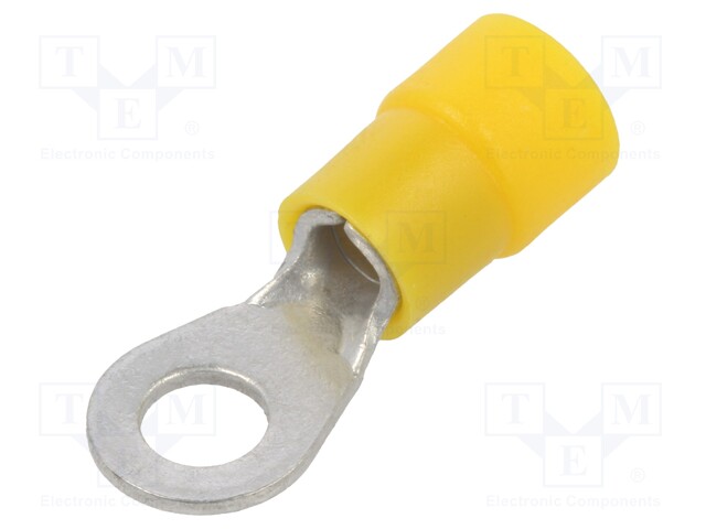 Tip: ring; M5; Ø: 5.3mm; 4÷6mm2; crimped; for cable; insulated