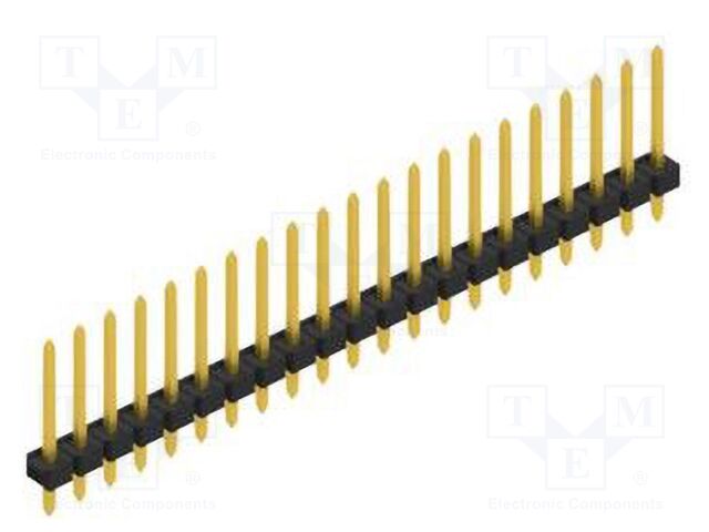 Connector: pin strips; pin header; male; PIN: 21; 2.54mm; THT; 1x21